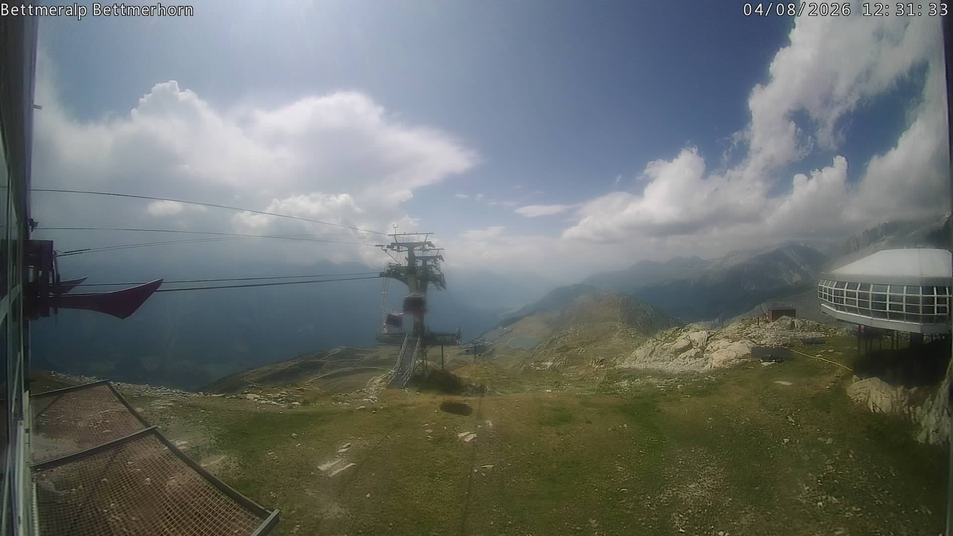 Archived image Webcam Aletsch Arena: Bettmerhorn
