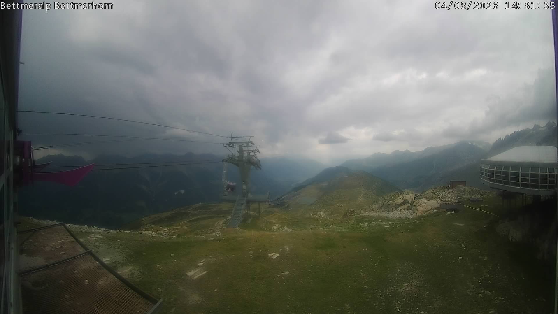 Archived image Webcam Aletsch Arena: Bettmerhorn