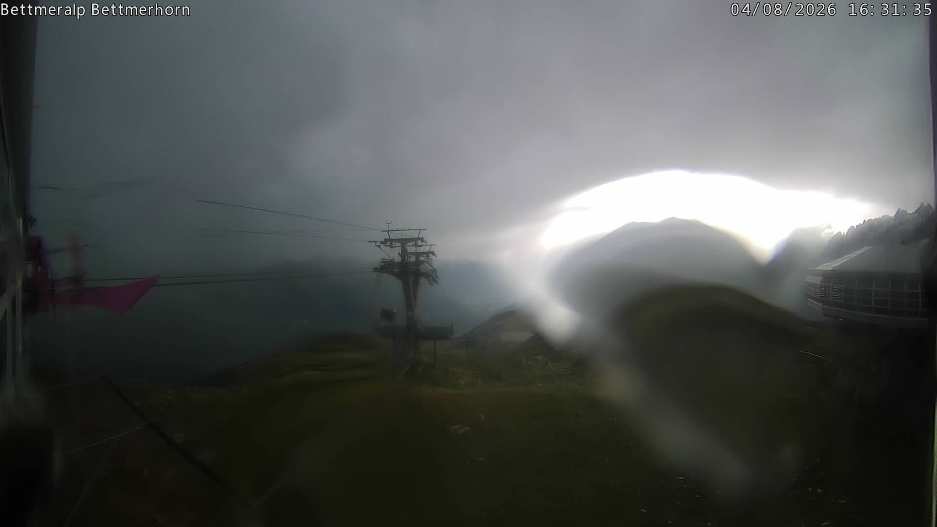 Archived image Webcam Aletsch Arena: Bettmerhorn