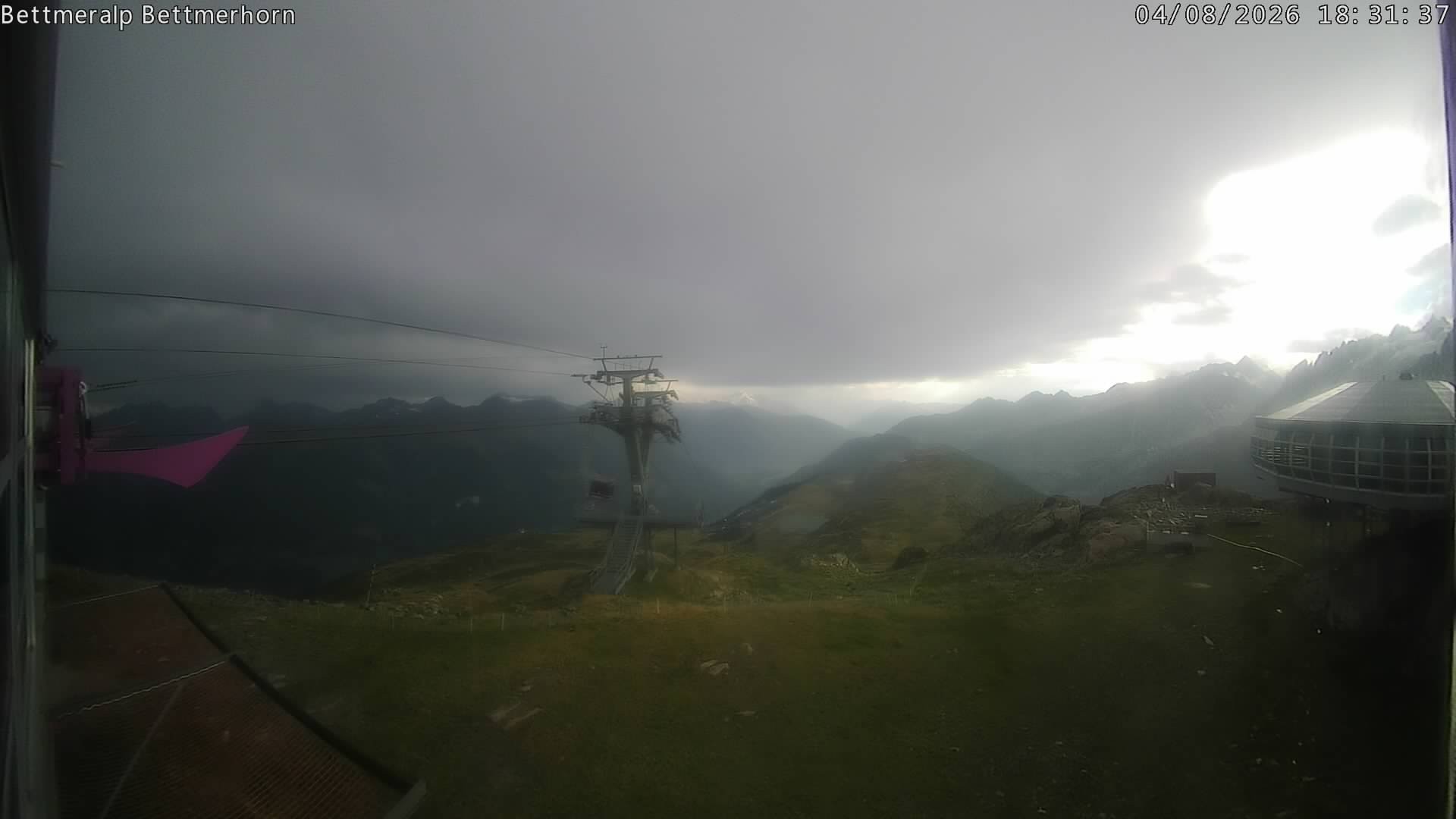 Archived image Webcam Aletsch Arena: Bettmerhorn