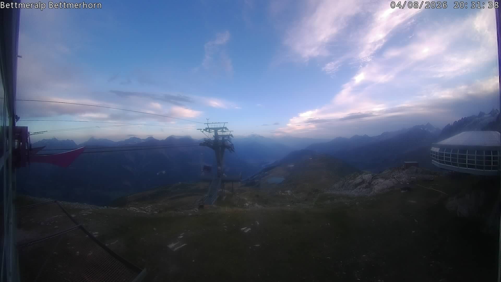 Archived image Webcam Aletsch Arena: Bettmerhorn