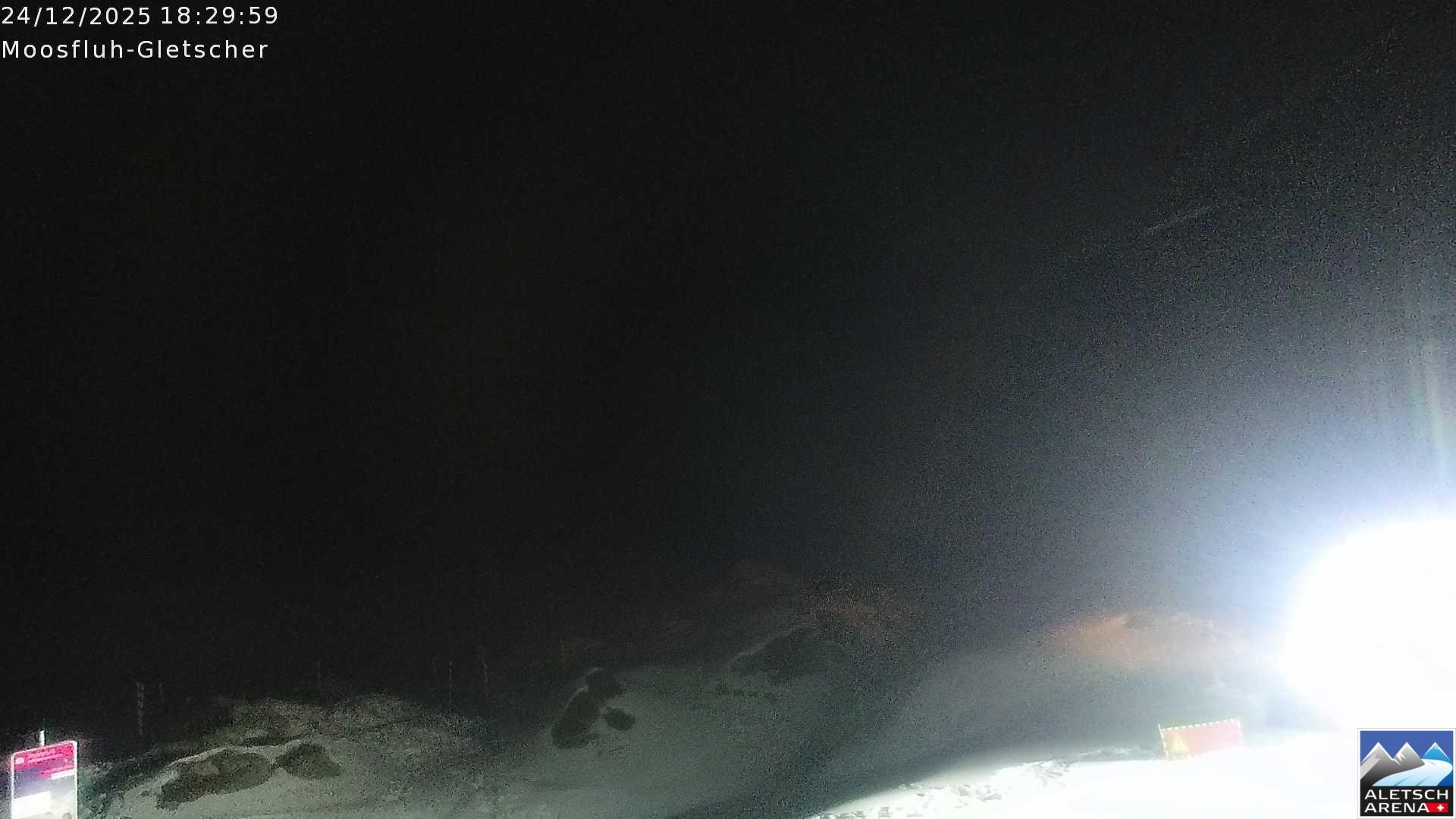 Archiv Foto Webcam Riederalp - Aletschgletscher