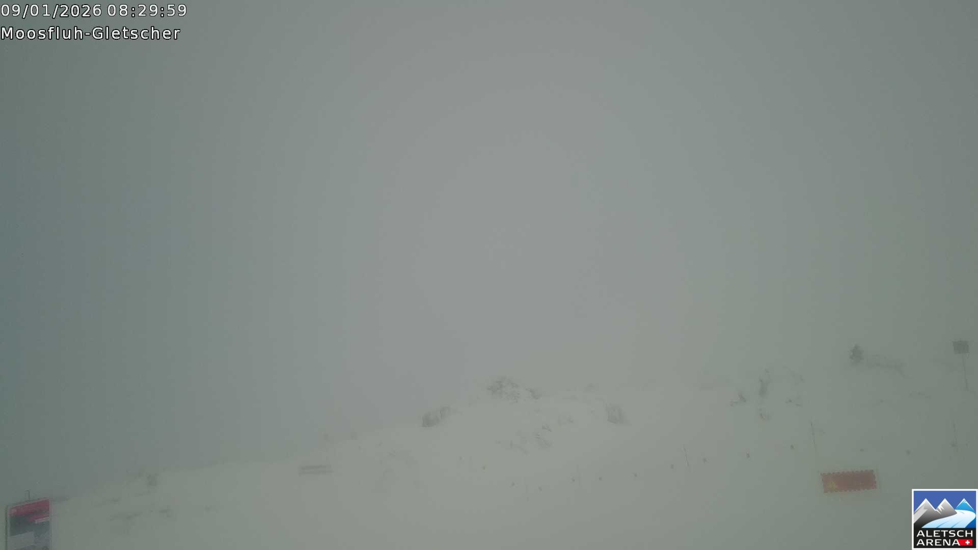 Archiv Foto Webcam Riederalp - Aletschgletscher