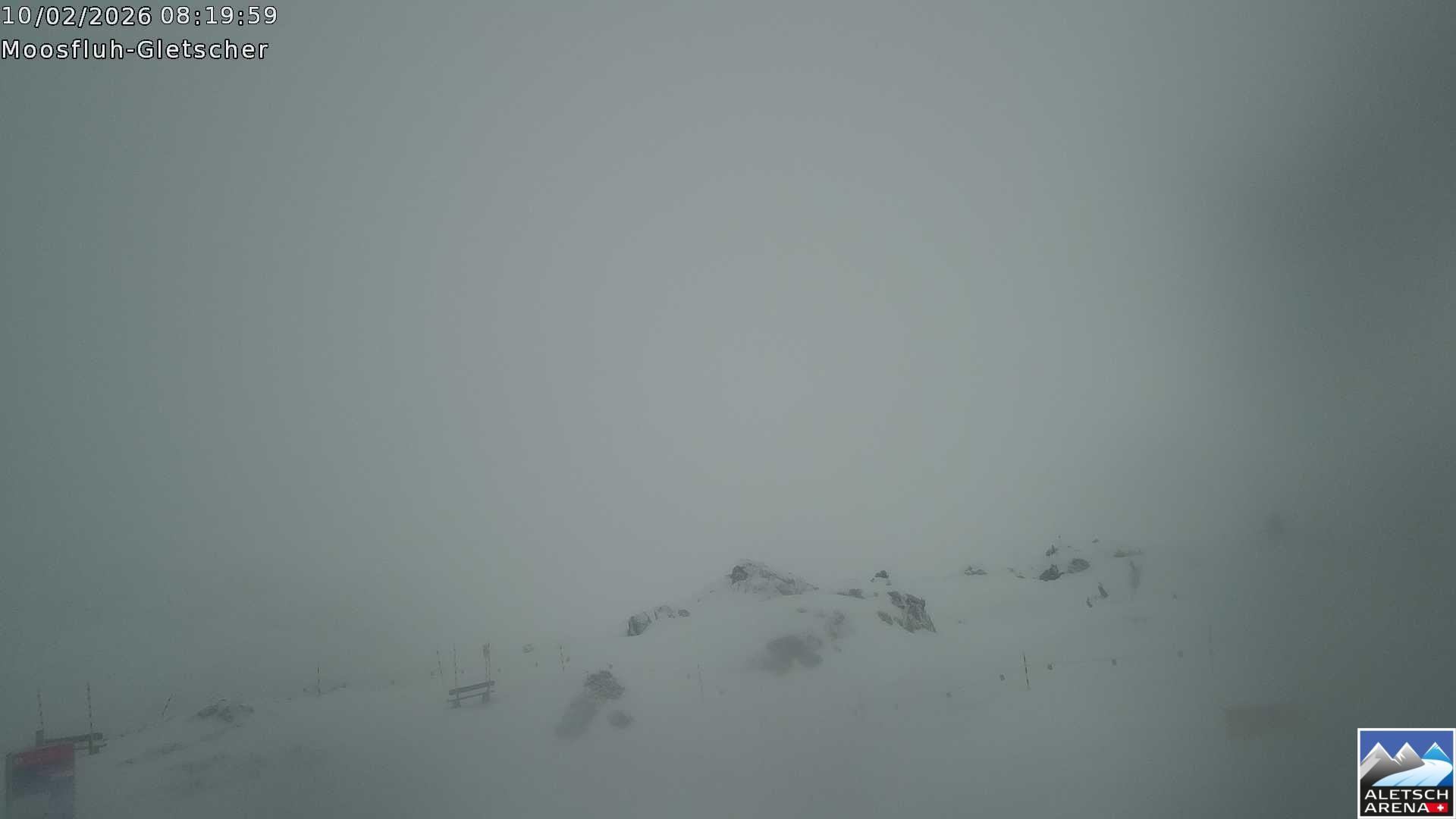 Archiv Foto Webcam Riederalp - Aletschgletscher