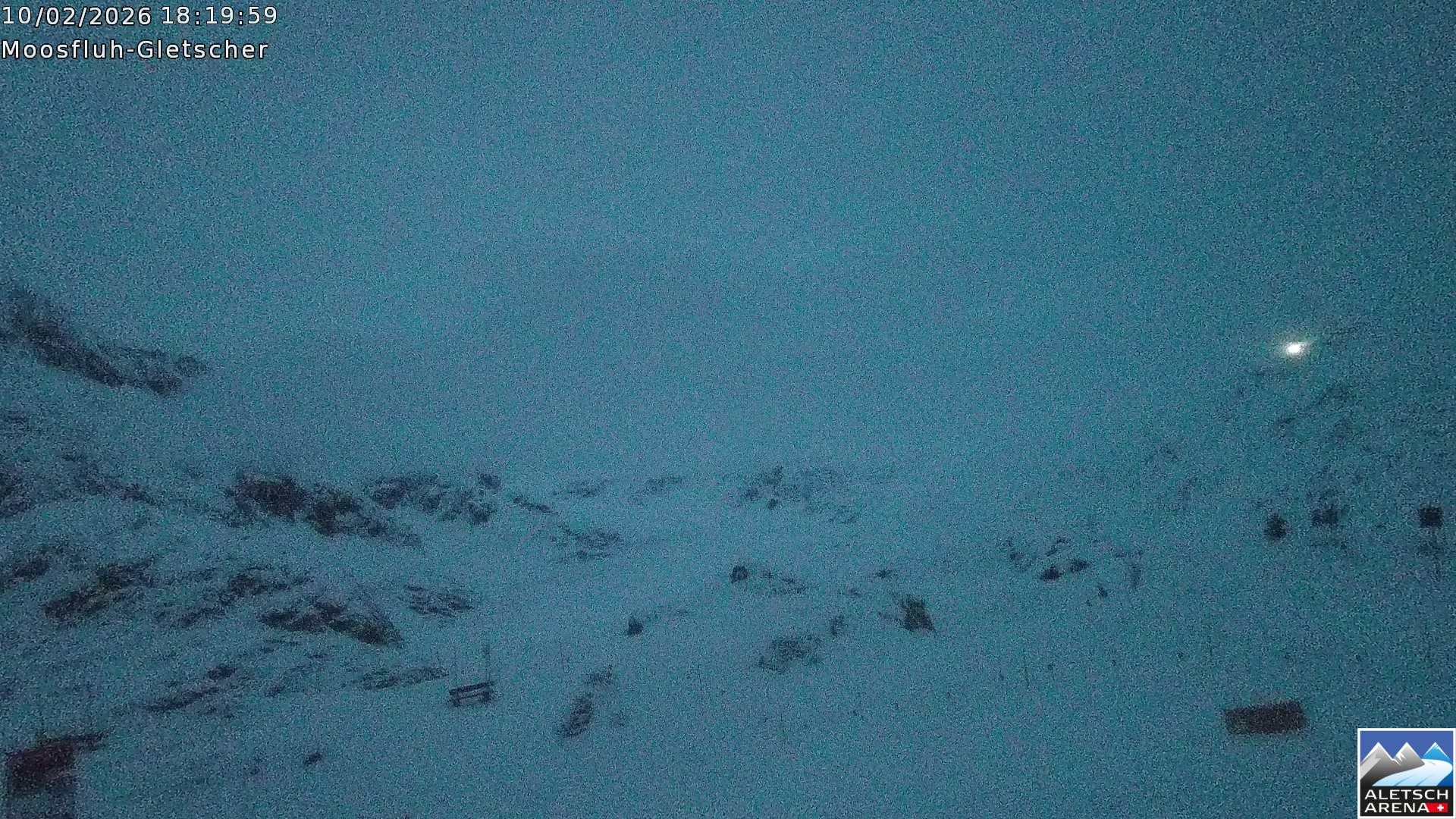 Archiv Foto Webcam Riederalp - Aletschgletscher