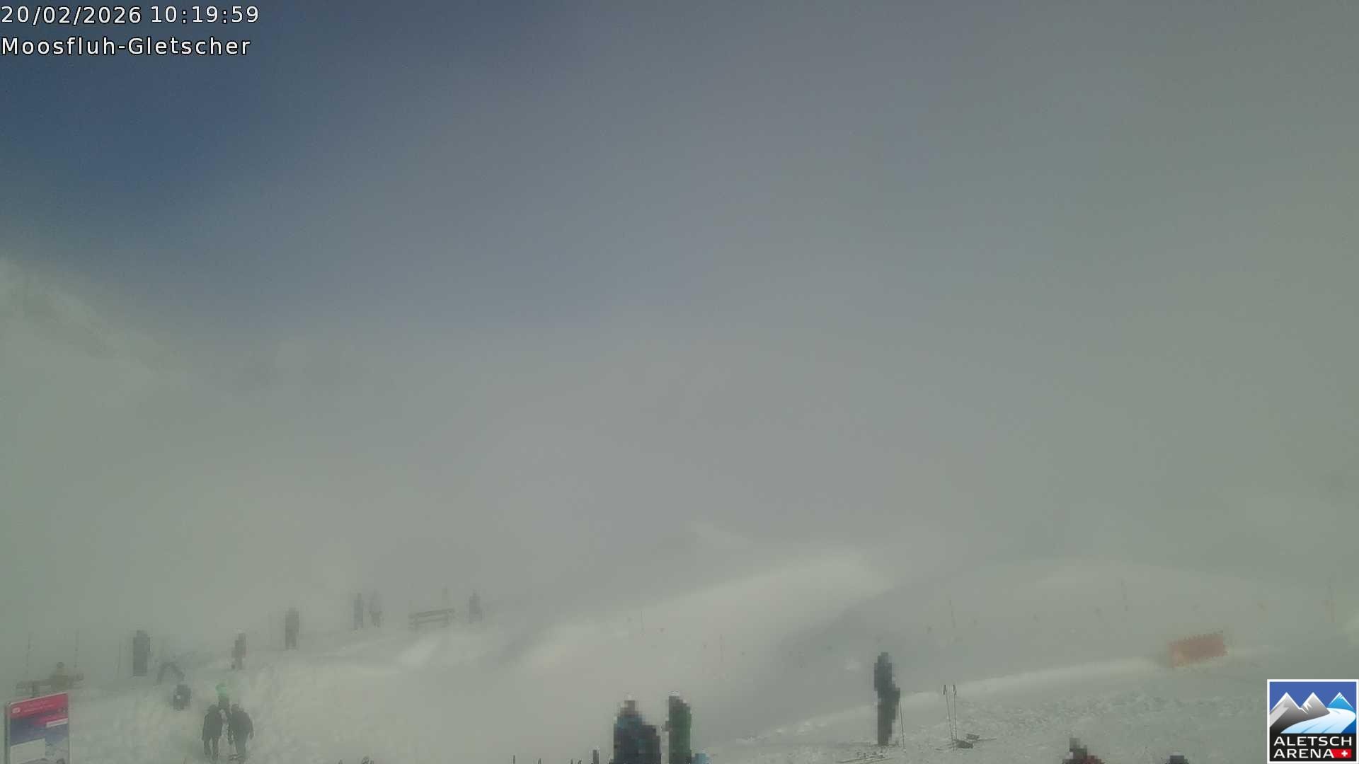 Archiv Foto Webcam Riederalp - Aletschgletscher