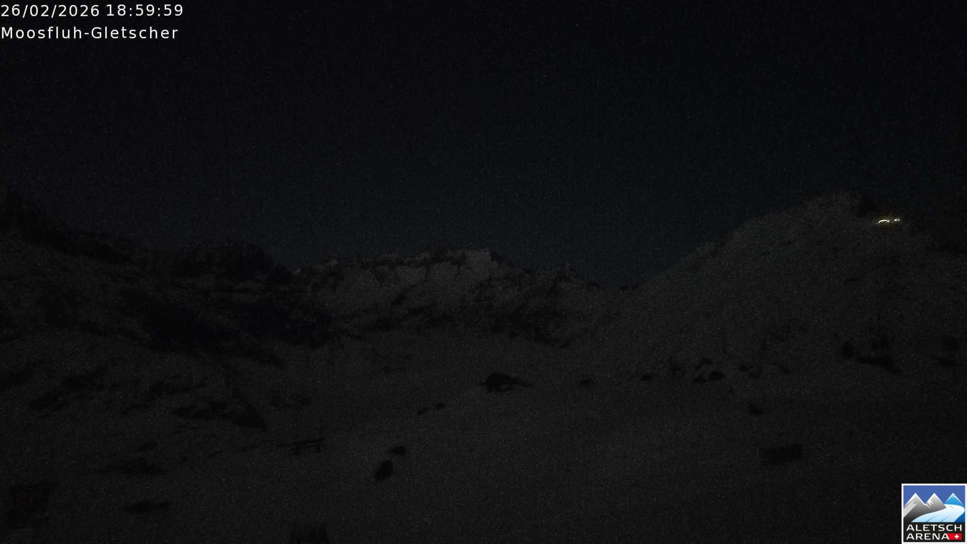 Archiv Foto Webcam Riederalp - Aletschgletscher