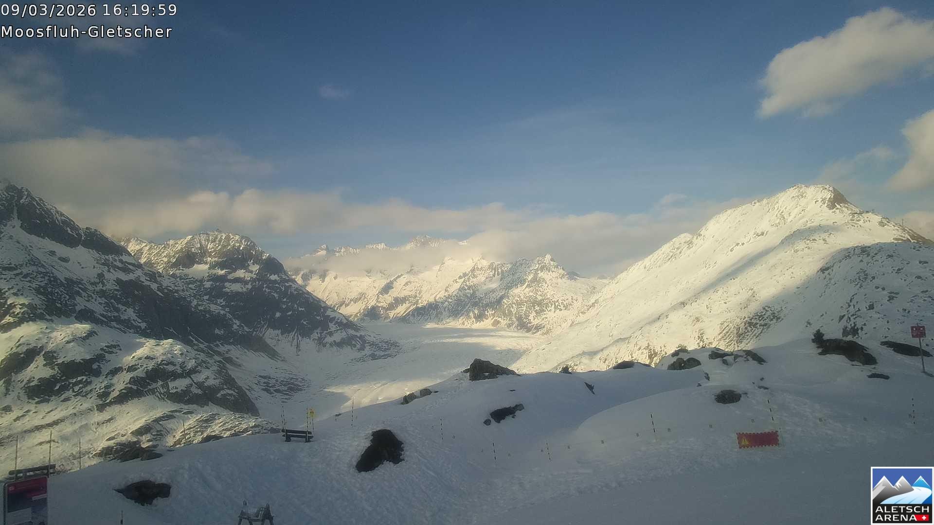 Archived image Webcam Moosfluh, Riederalp