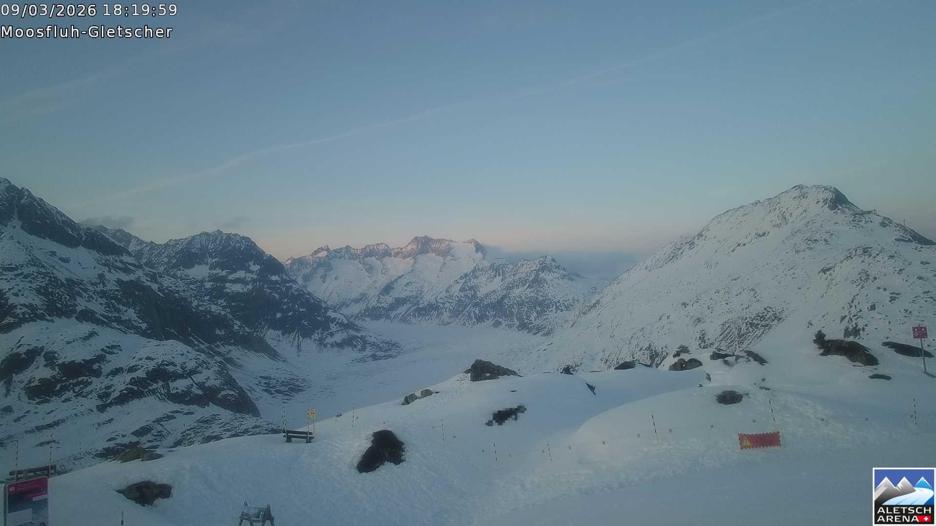 Archived image Webcam Moosfluh, Riederalp