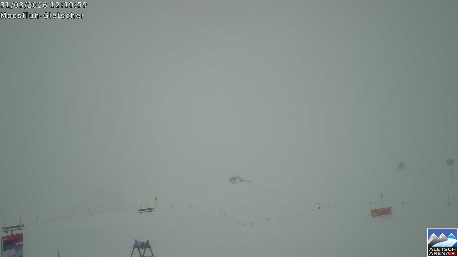 Archiv Foto Webcam Riederalp - Aletschgletscher