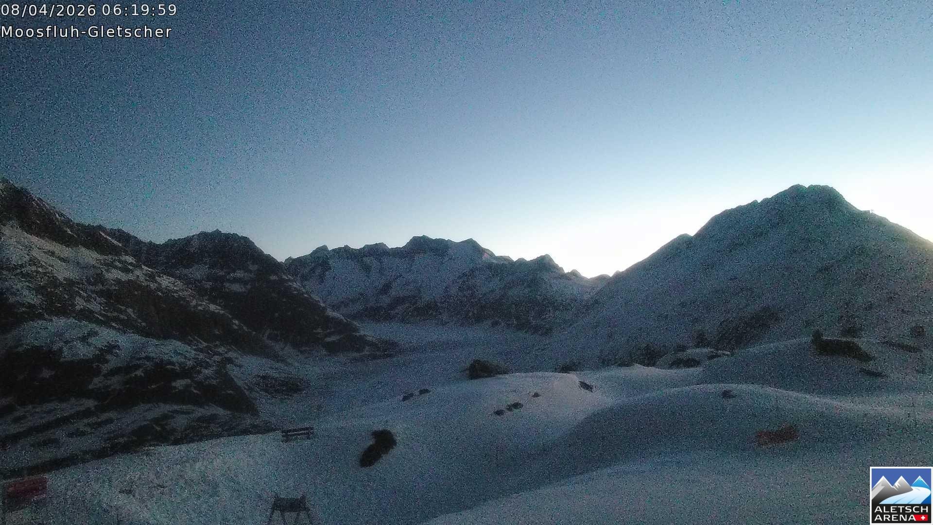 Archived image Webcam Moosfluh, Riederalp