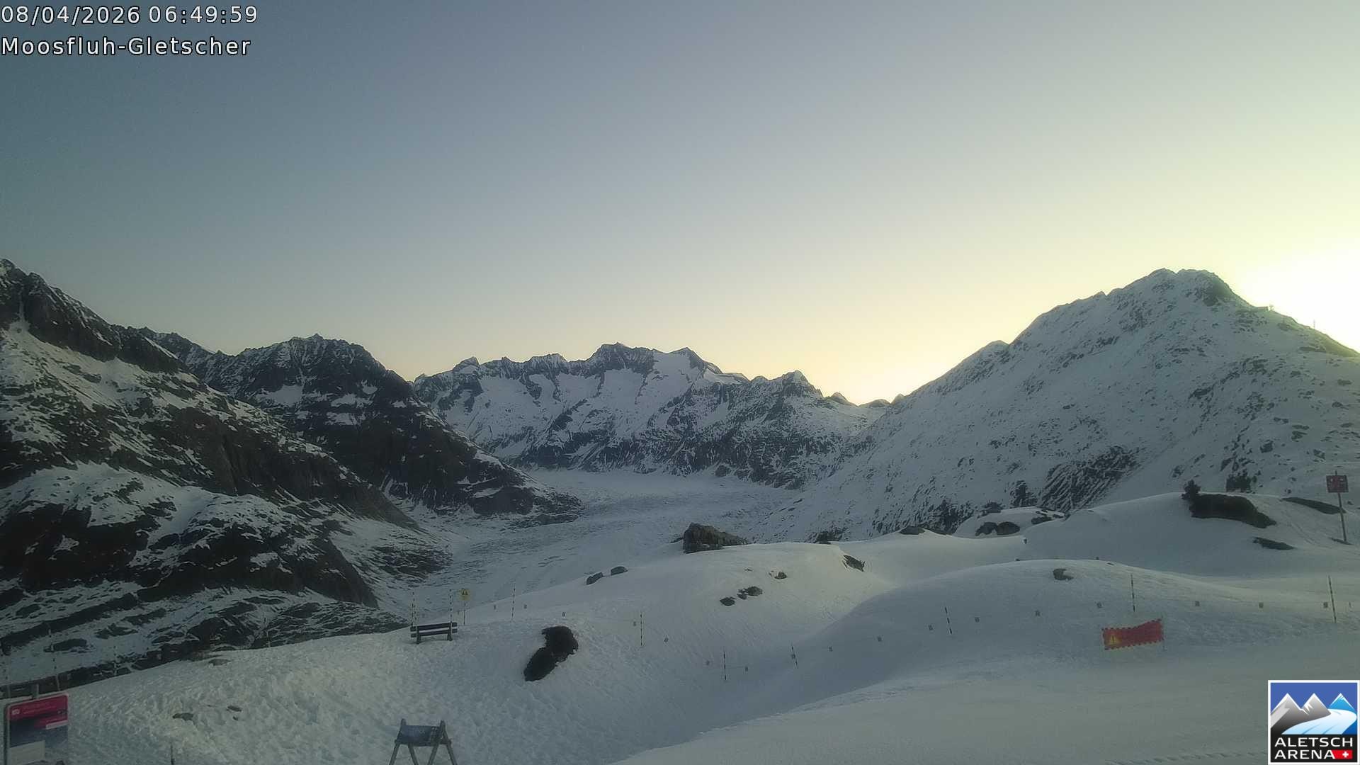 Archived image Webcam Moosfluh, Riederalp