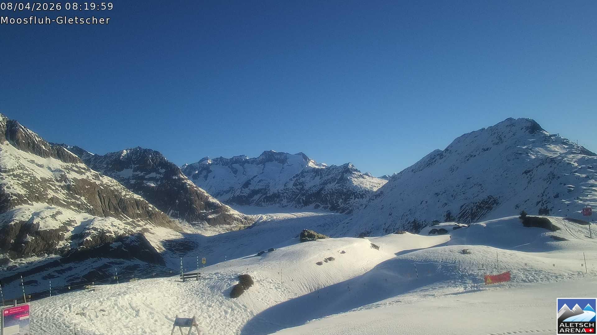 Archived image Webcam Moosfluh, Riederalp