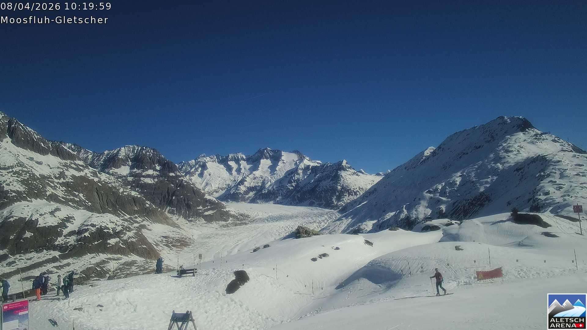 Archived image Webcam Moosfluh, Riederalp