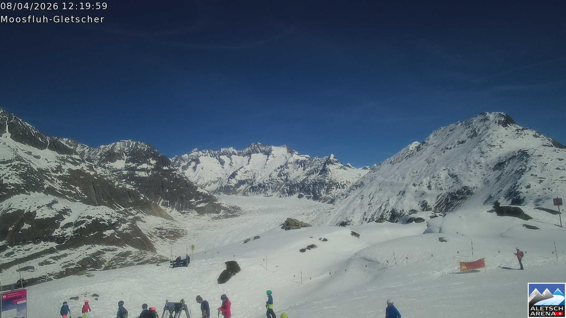 Archived image Webcam Moosfluh, Riederalp