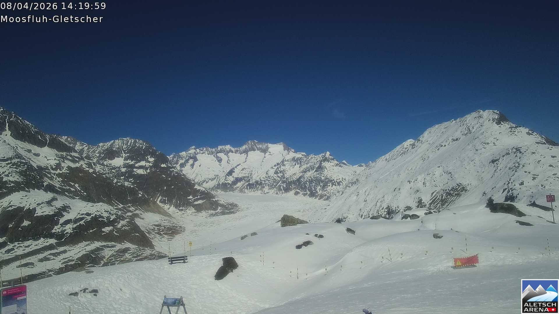 Archived image Webcam Moosfluh, Riederalp