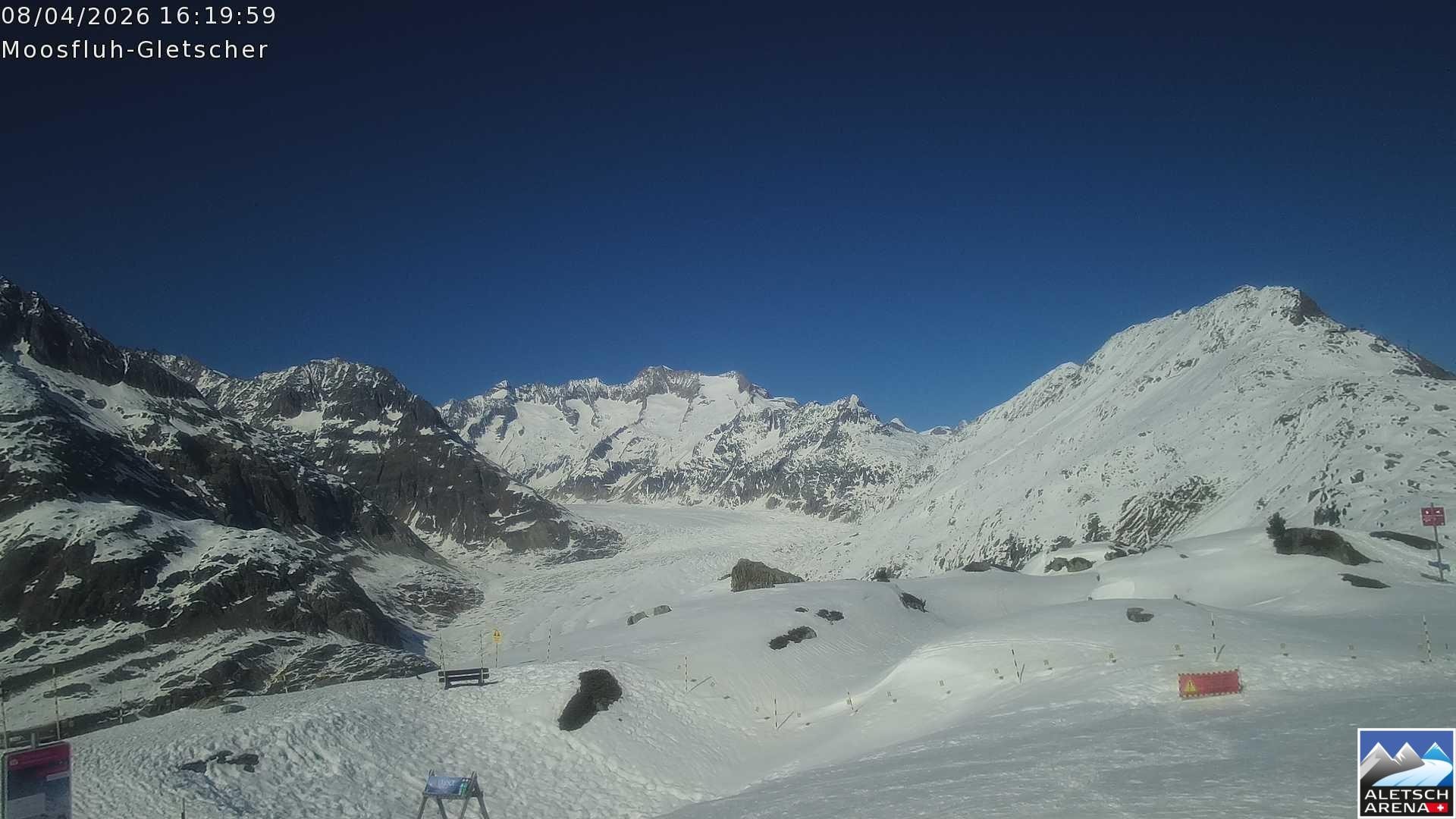 Archived image Webcam Moosfluh, Riederalp