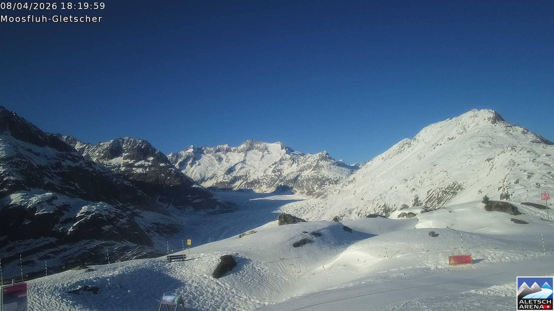 Archived image Webcam Moosfluh, Riederalp