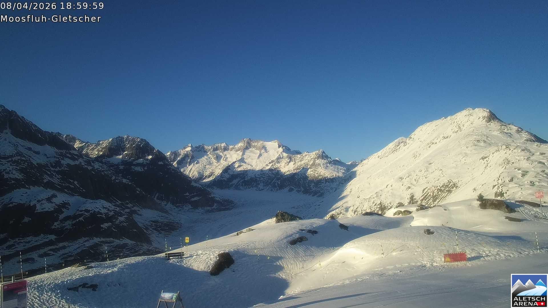 Archived image Webcam Moosfluh, Riederalp