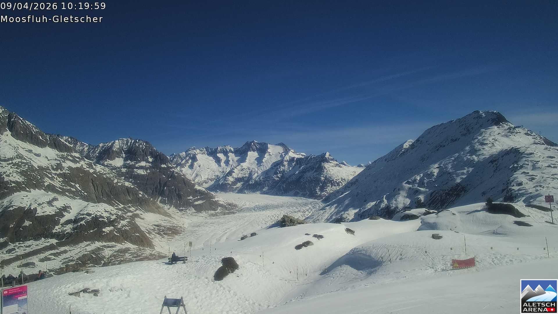 Archived image Webcam Moosfluh, Riederalp