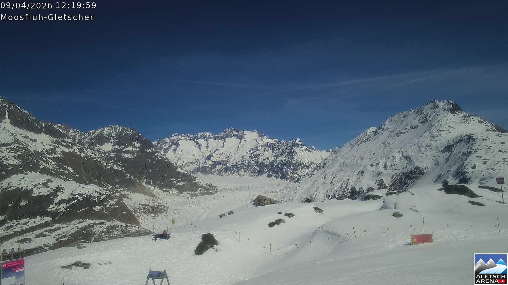 Archived image Webcam Moosfluh, Riederalp