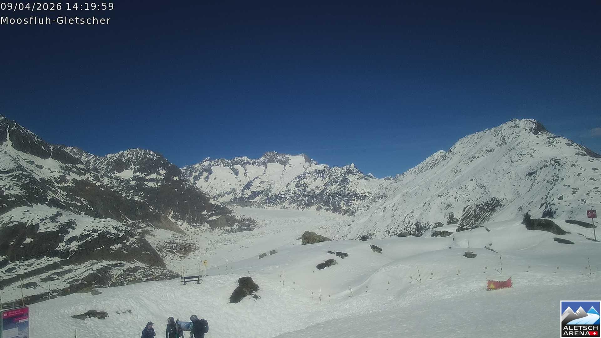 Archived image Webcam Moosfluh, Riederalp