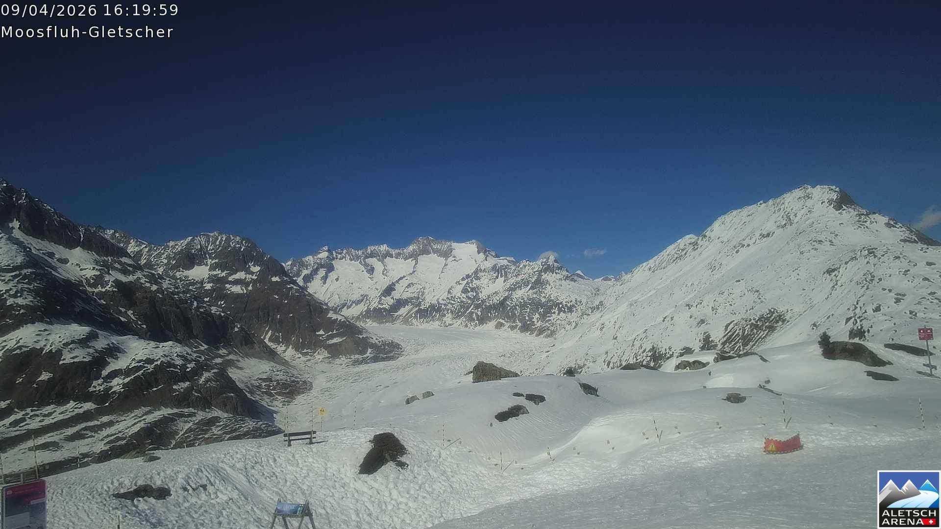 Archived image Webcam Moosfluh, Riederalp