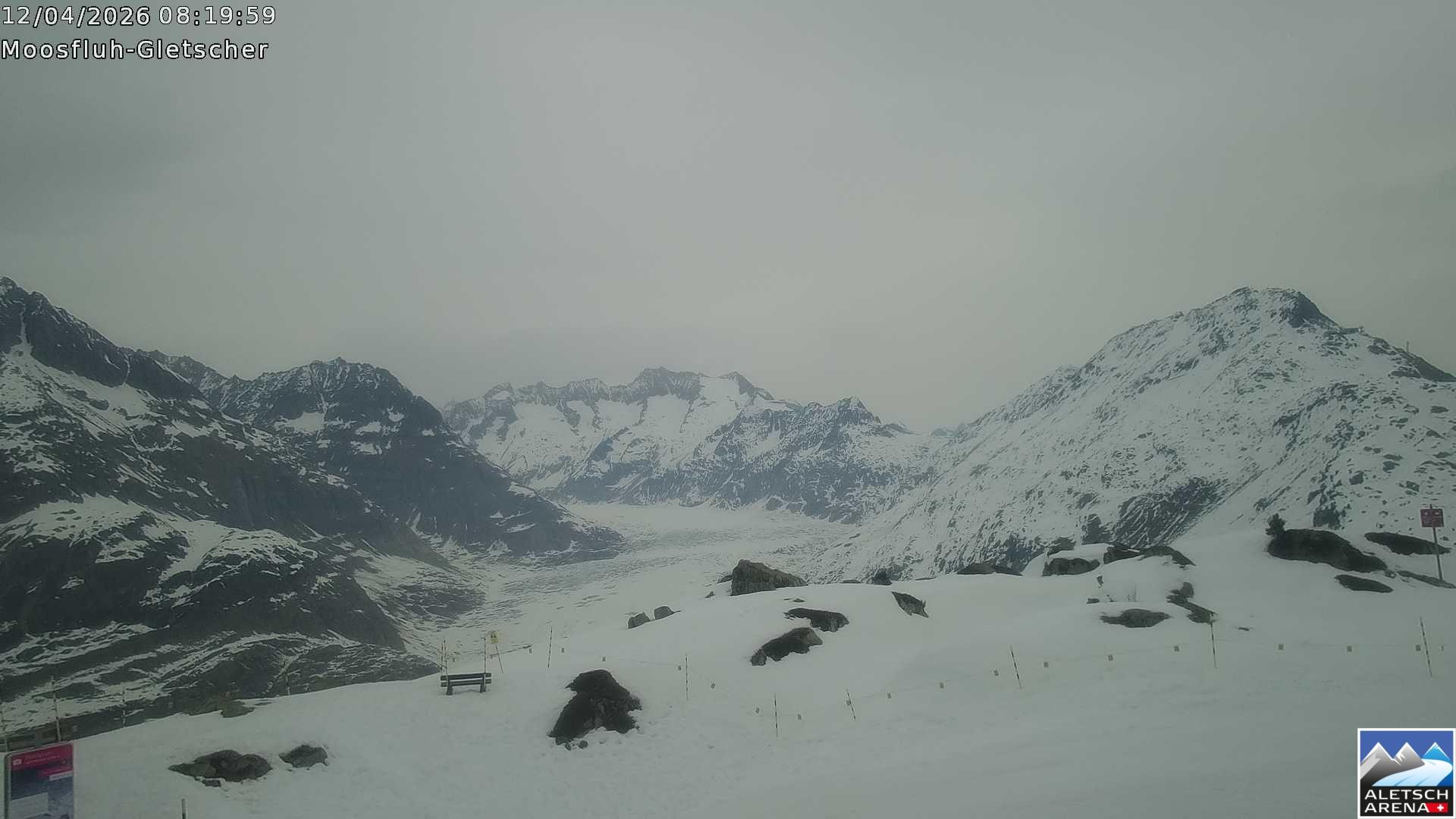 Archived image Webcam Moosfluh, Riederalp