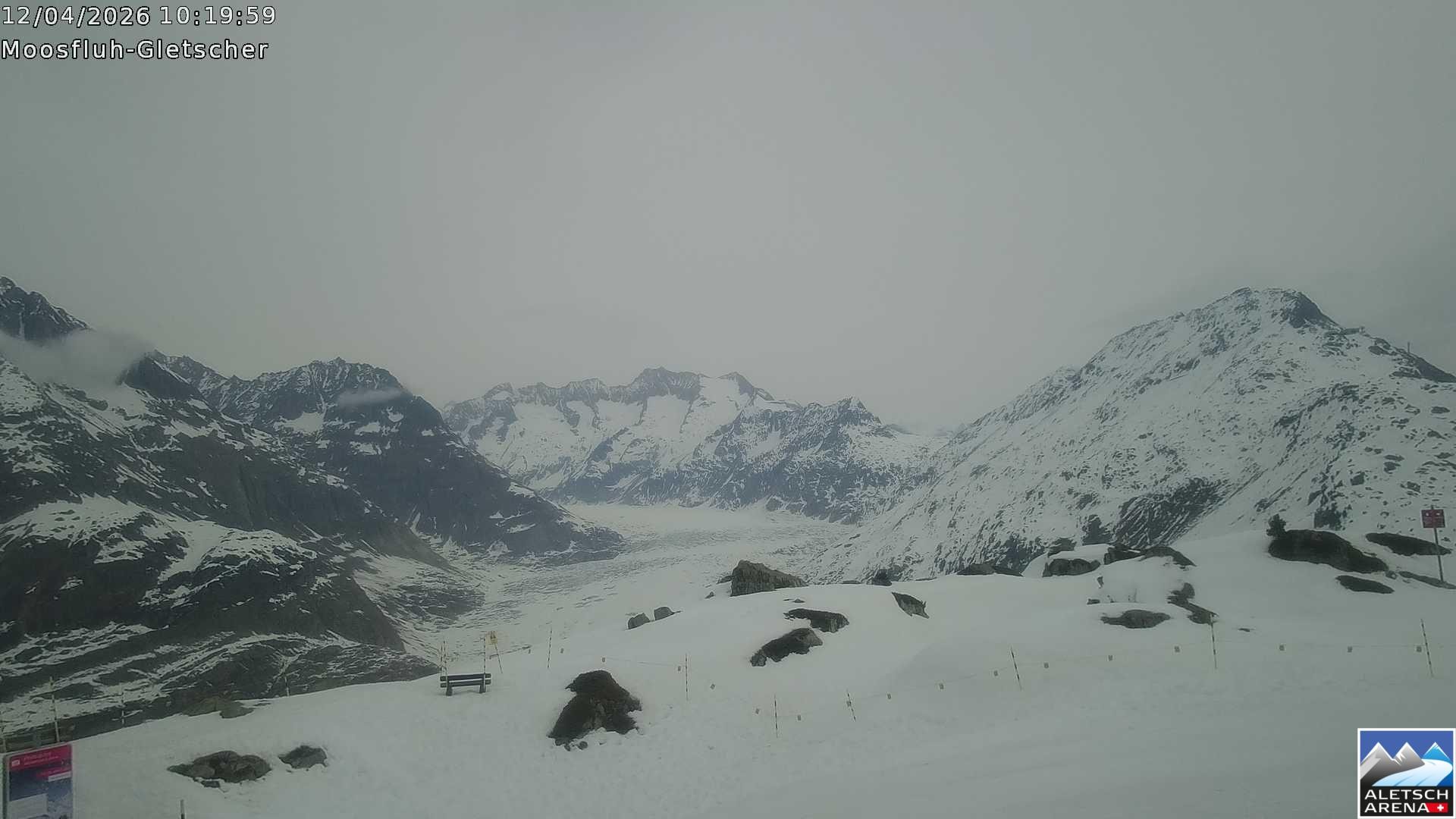 Archived image Webcam Moosfluh, Riederalp