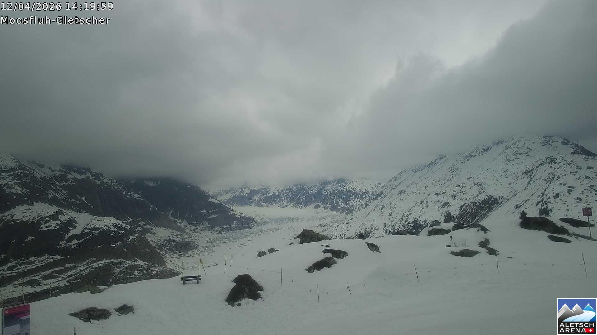 Archived image Webcam Moosfluh, Riederalp