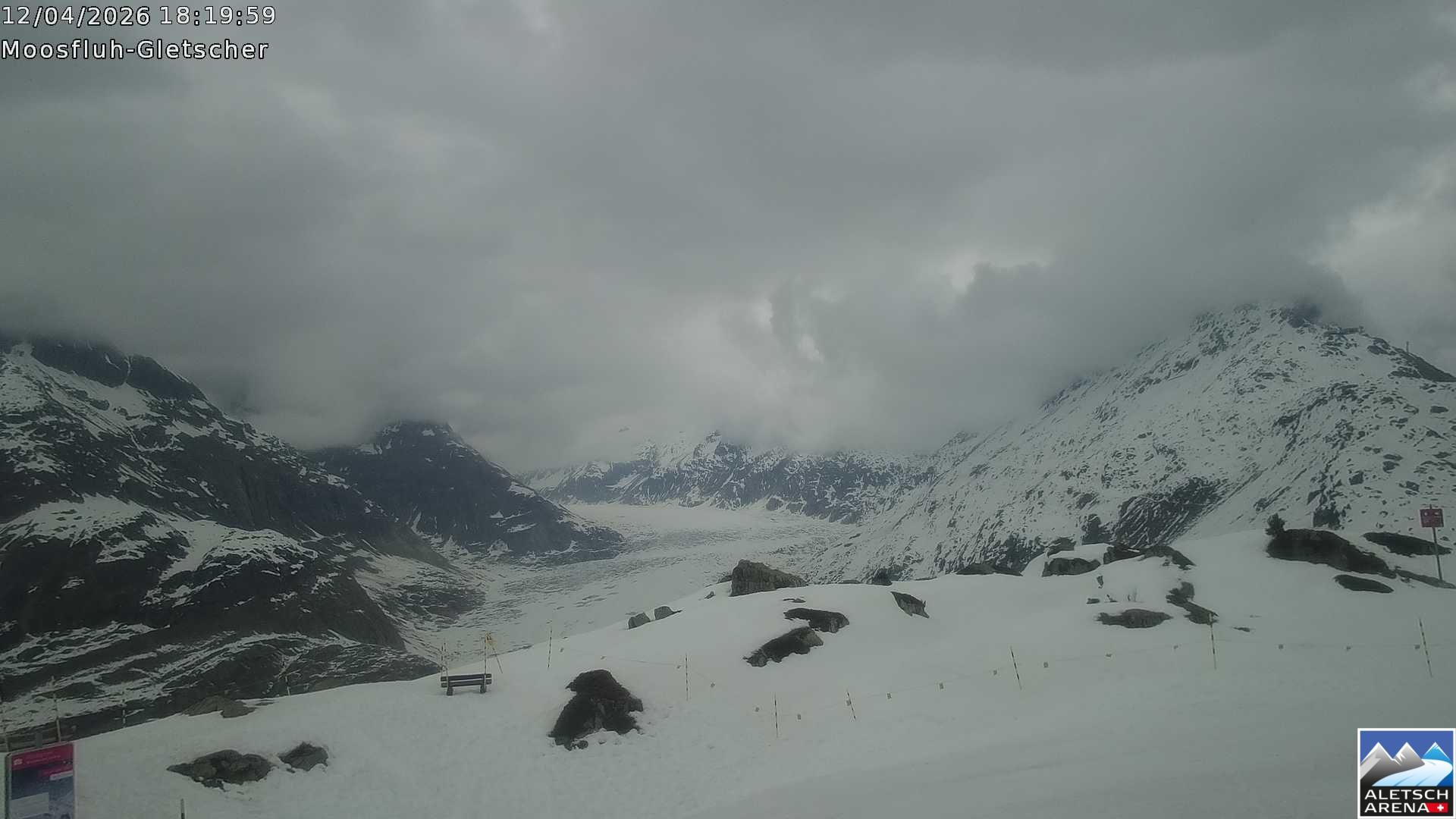 Archived image Webcam Moosfluh, Riederalp