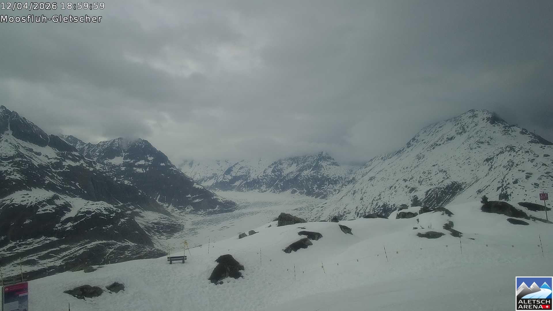 Archived image Webcam Moosfluh, Riederalp