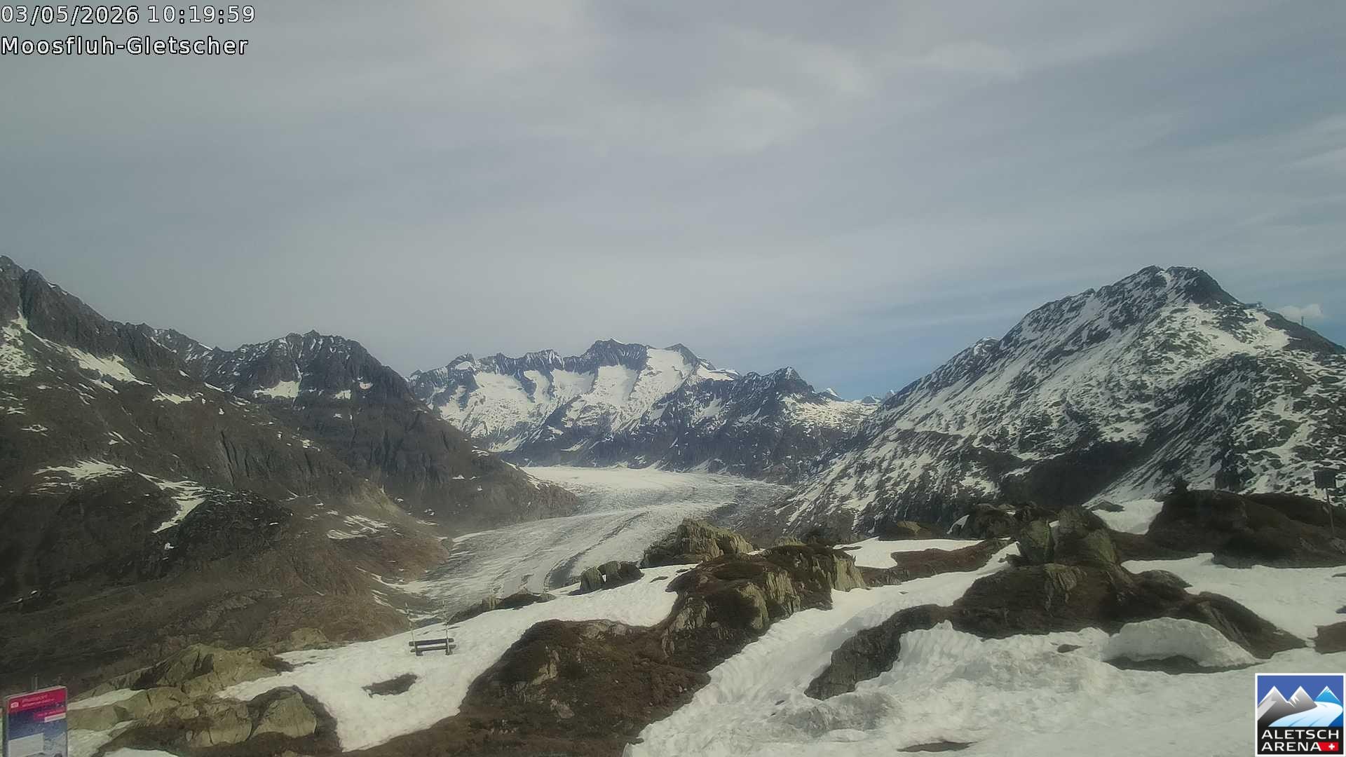 Archived image Webcam Moosfluh, Riederalp