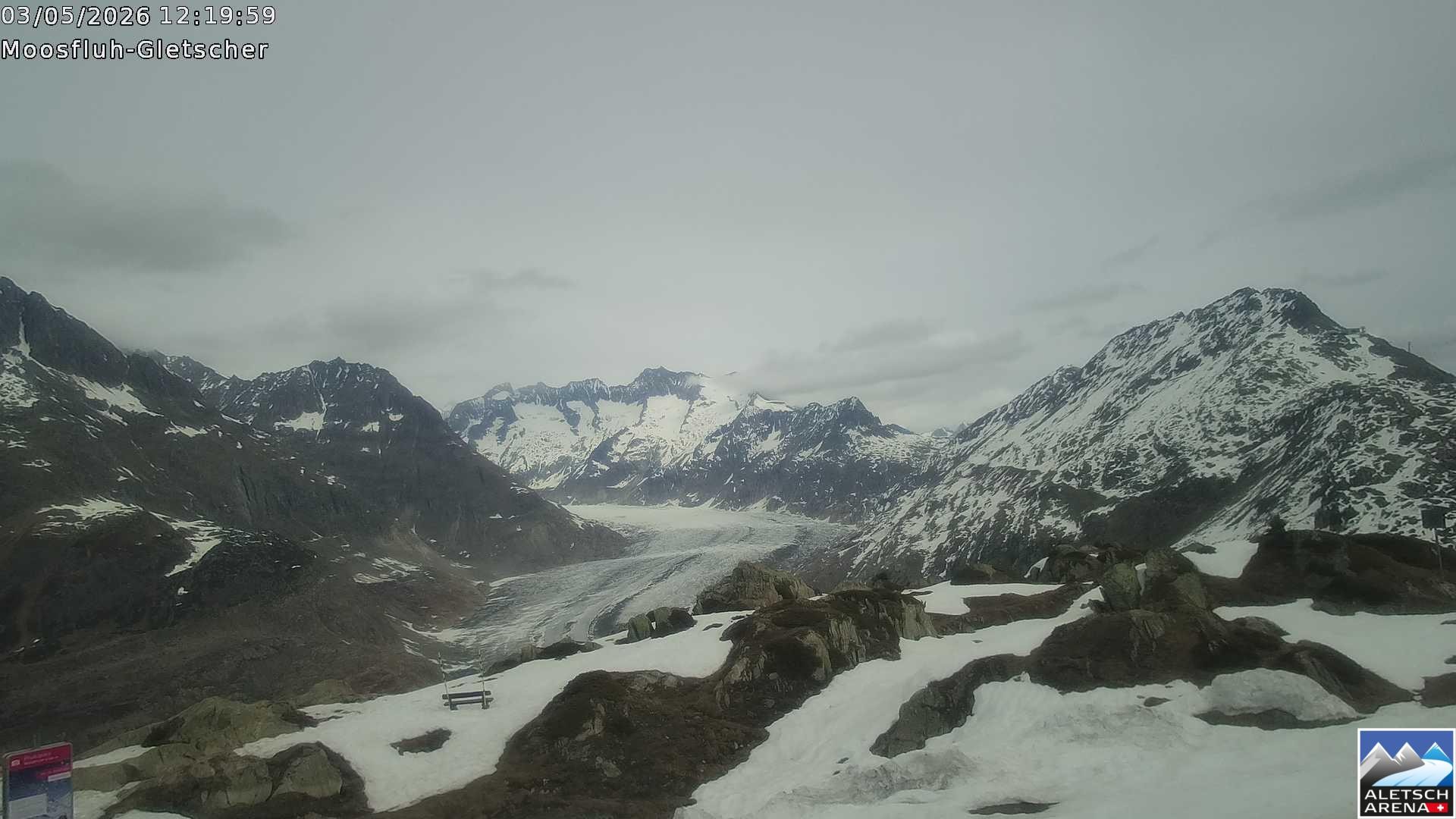 Archived image Webcam Moosfluh, Riederalp