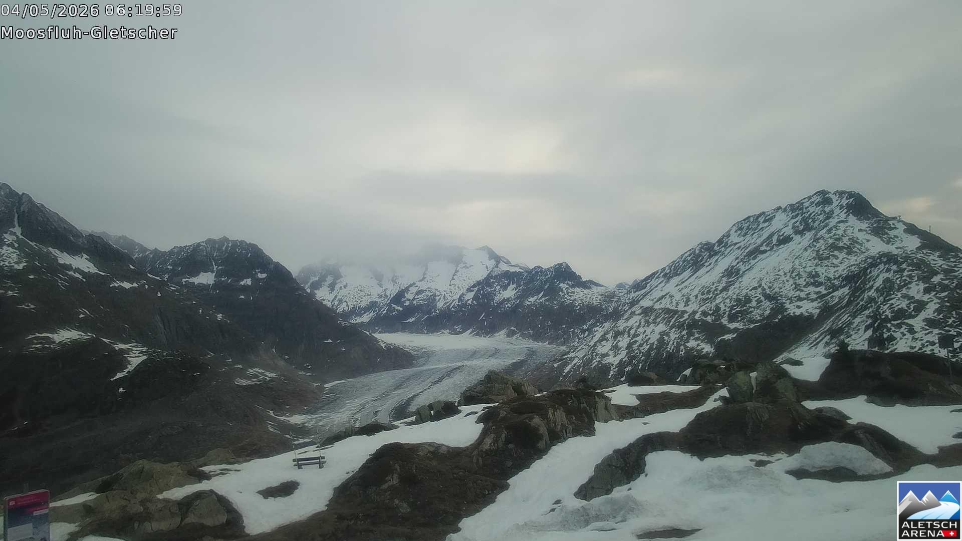 Archived image Webcam Moosfluh, Riederalp