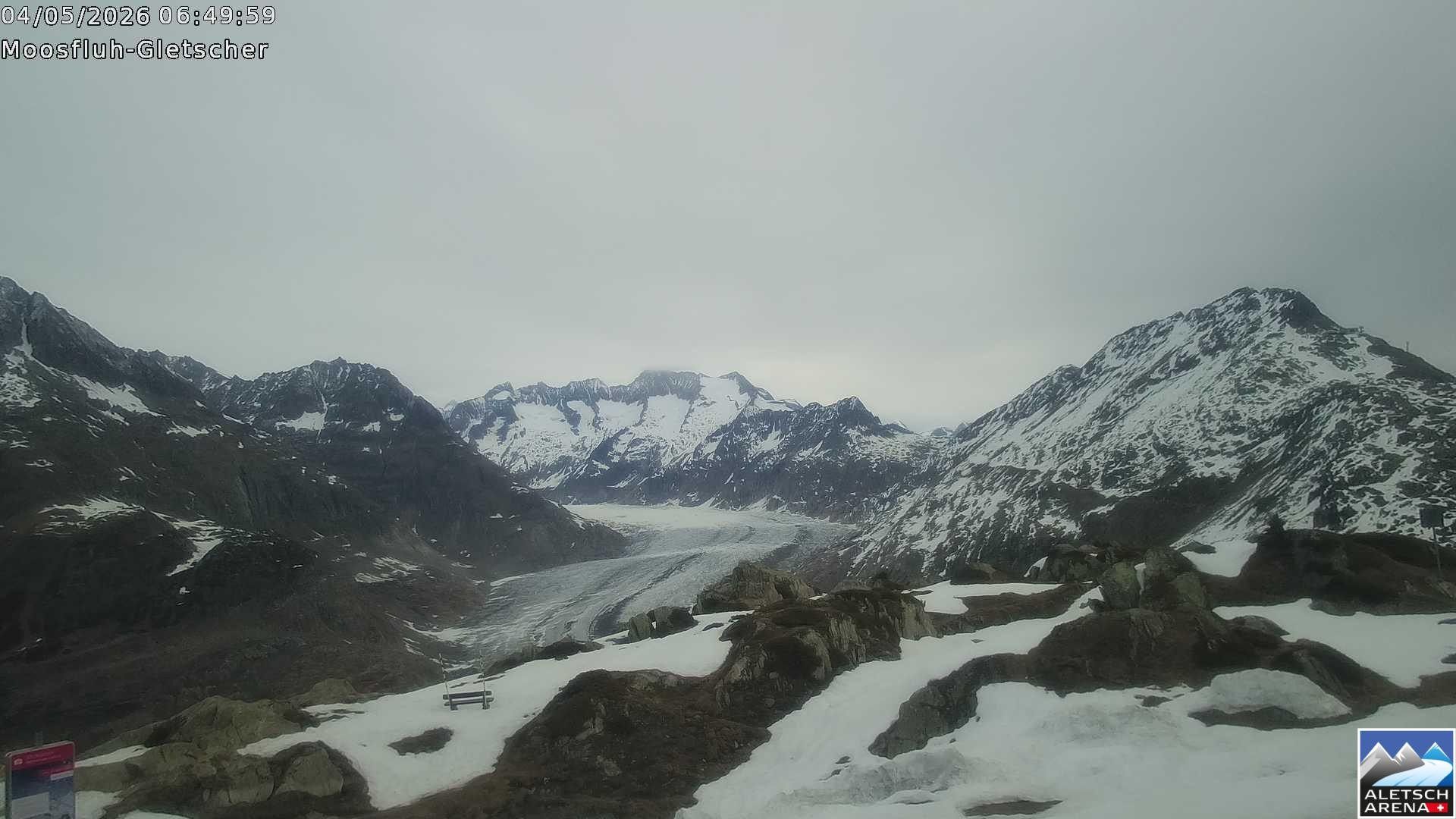 Archived image Webcam Moosfluh, Riederalp