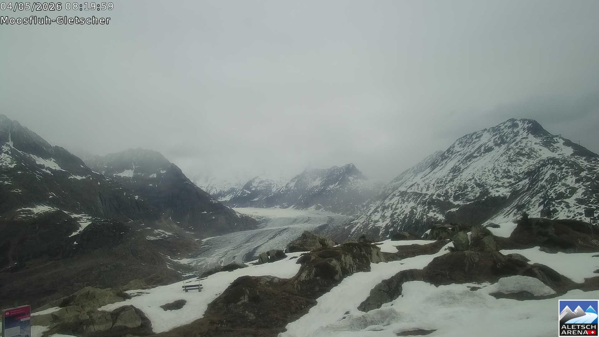 Archived image Webcam Moosfluh, Riederalp