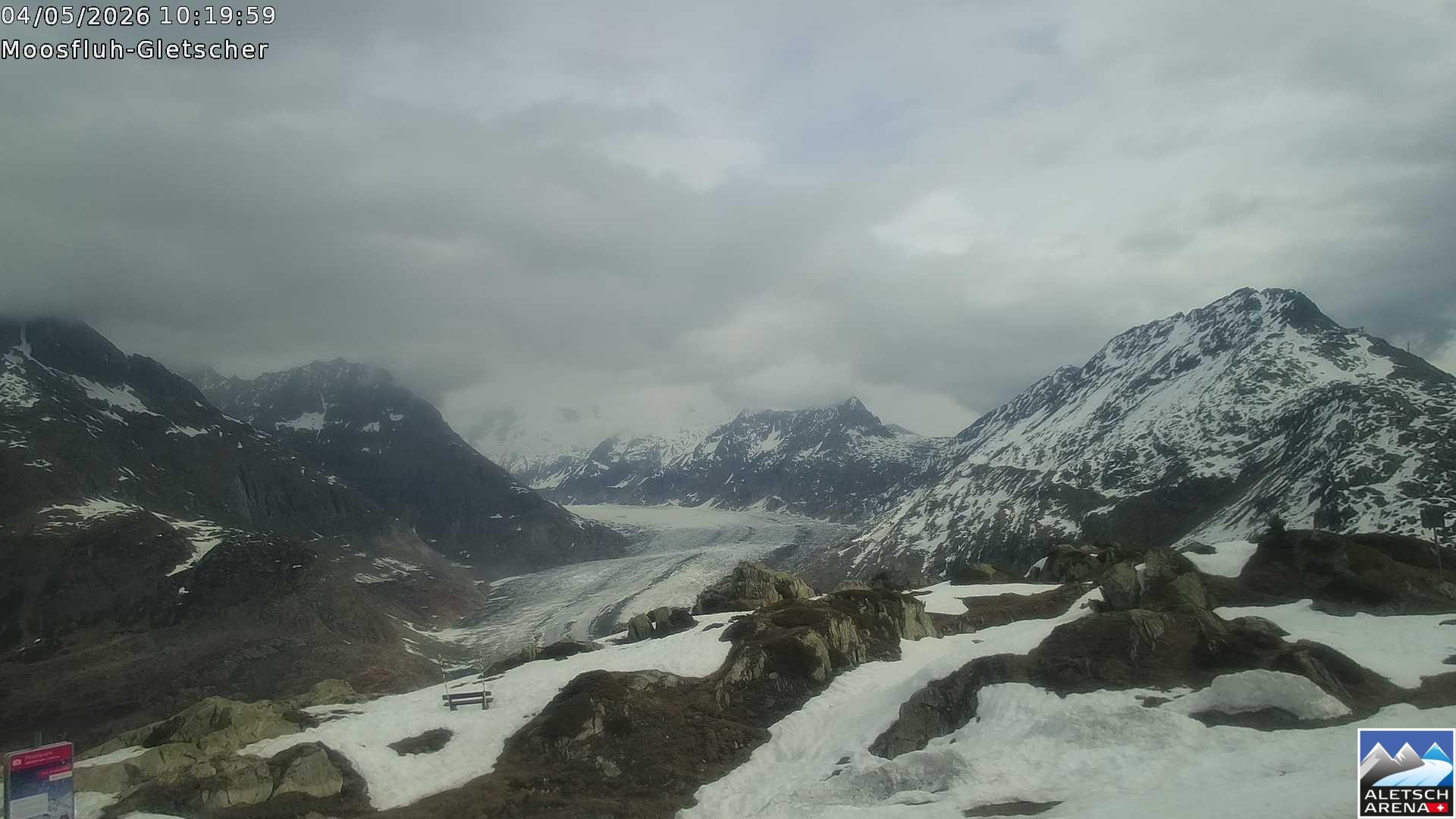 Archived image Webcam Moosfluh, Riederalp