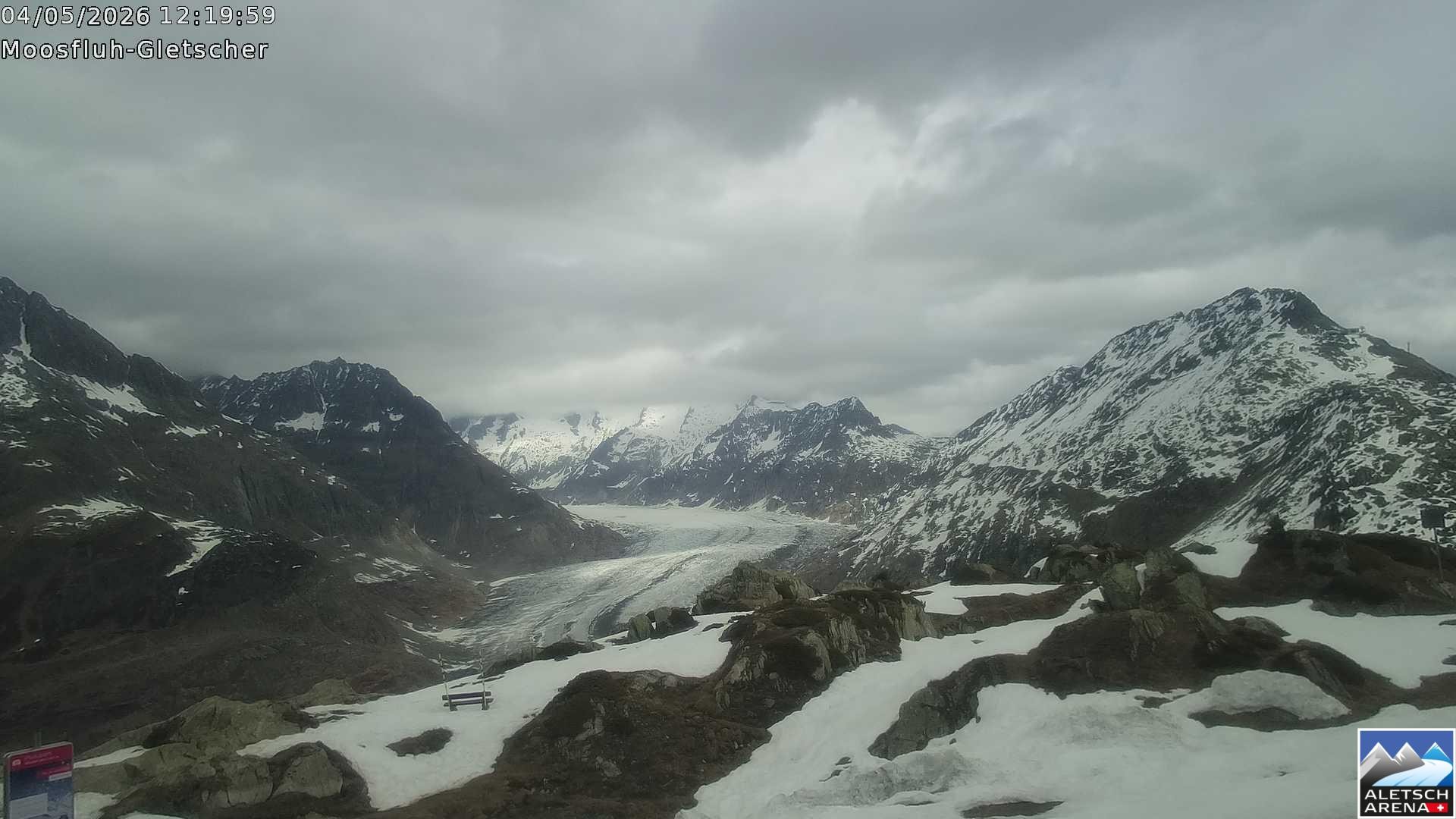 Archived image Webcam Moosfluh, Riederalp