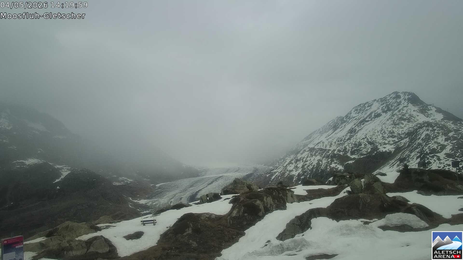 Archived image Webcam Moosfluh, Riederalp