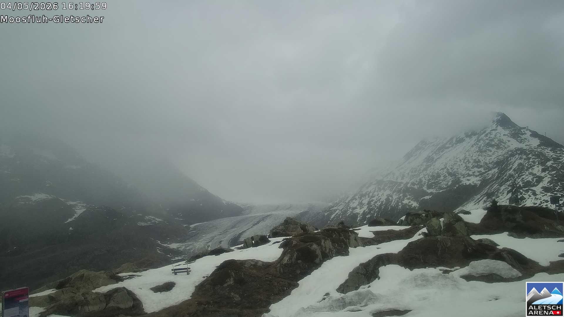 Archived image Webcam Moosfluh, Riederalp