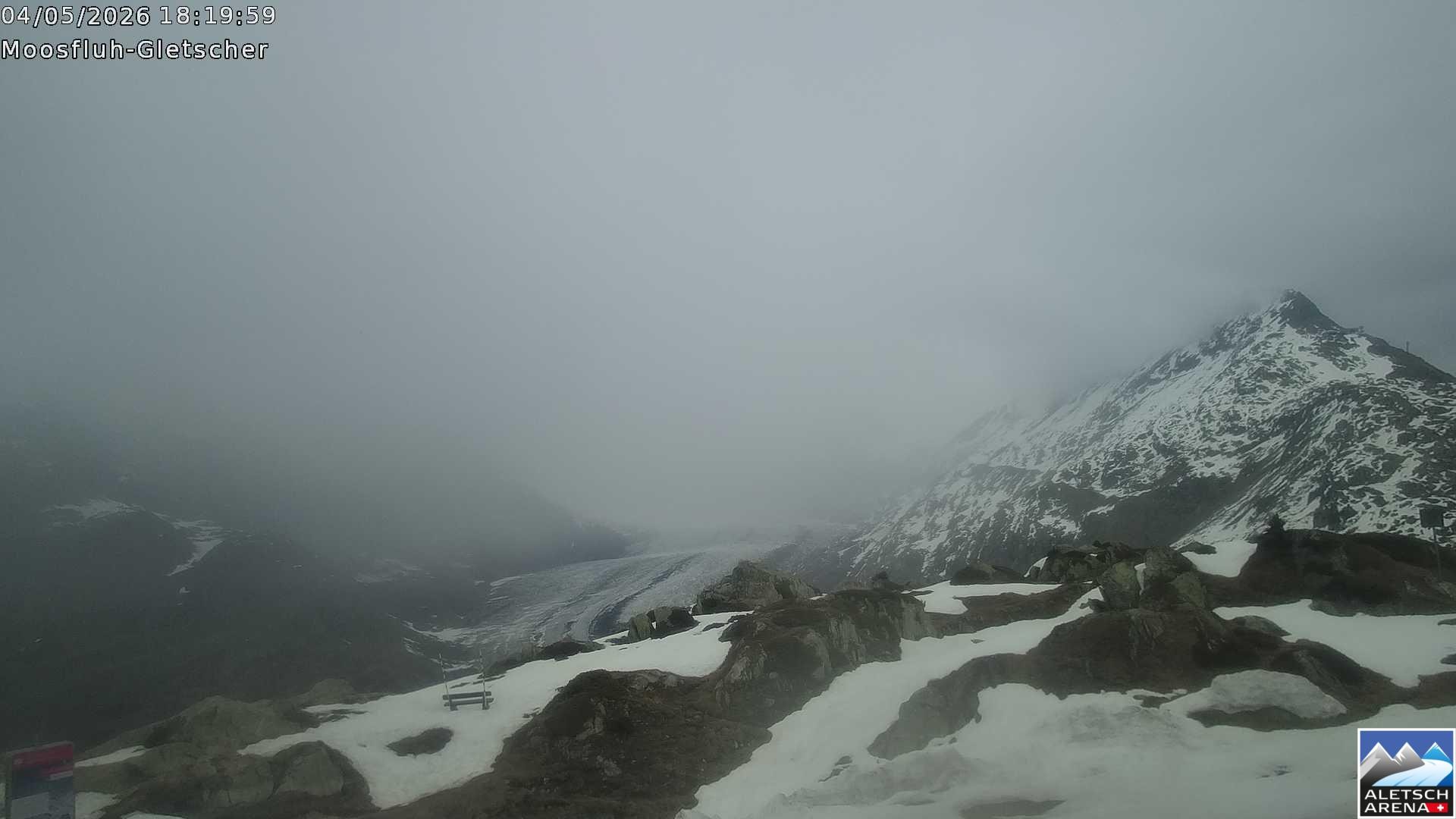 Archived image Webcam Moosfluh, Riederalp