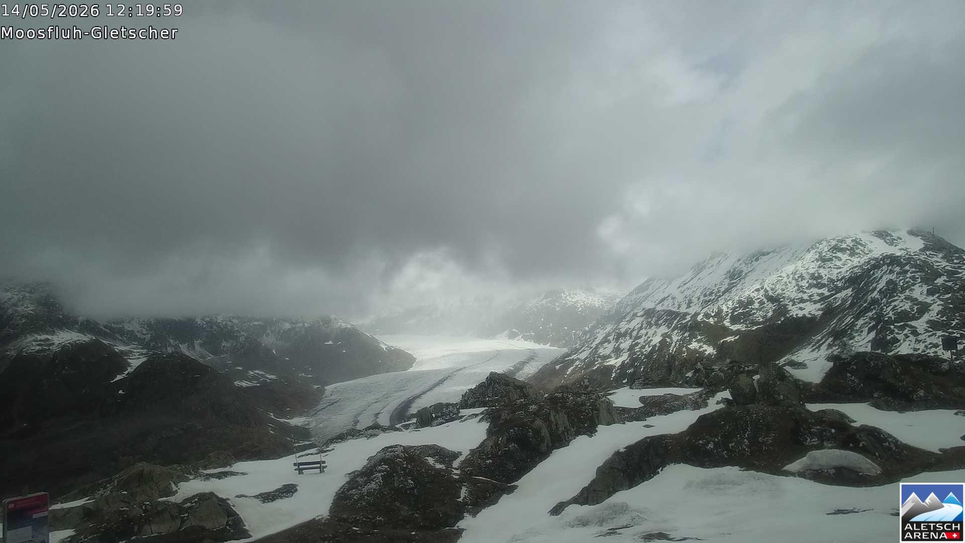 Archived image Webcam Moosfluh, Riederalp