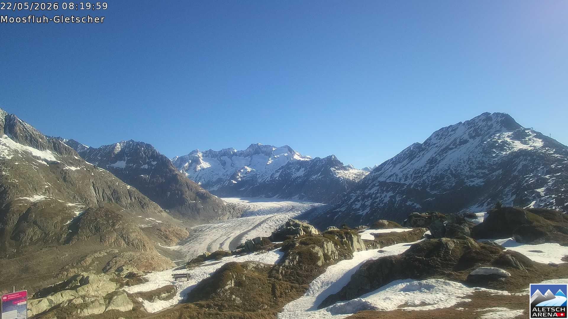 Archived image Webcam Moosfluh, Riederalp