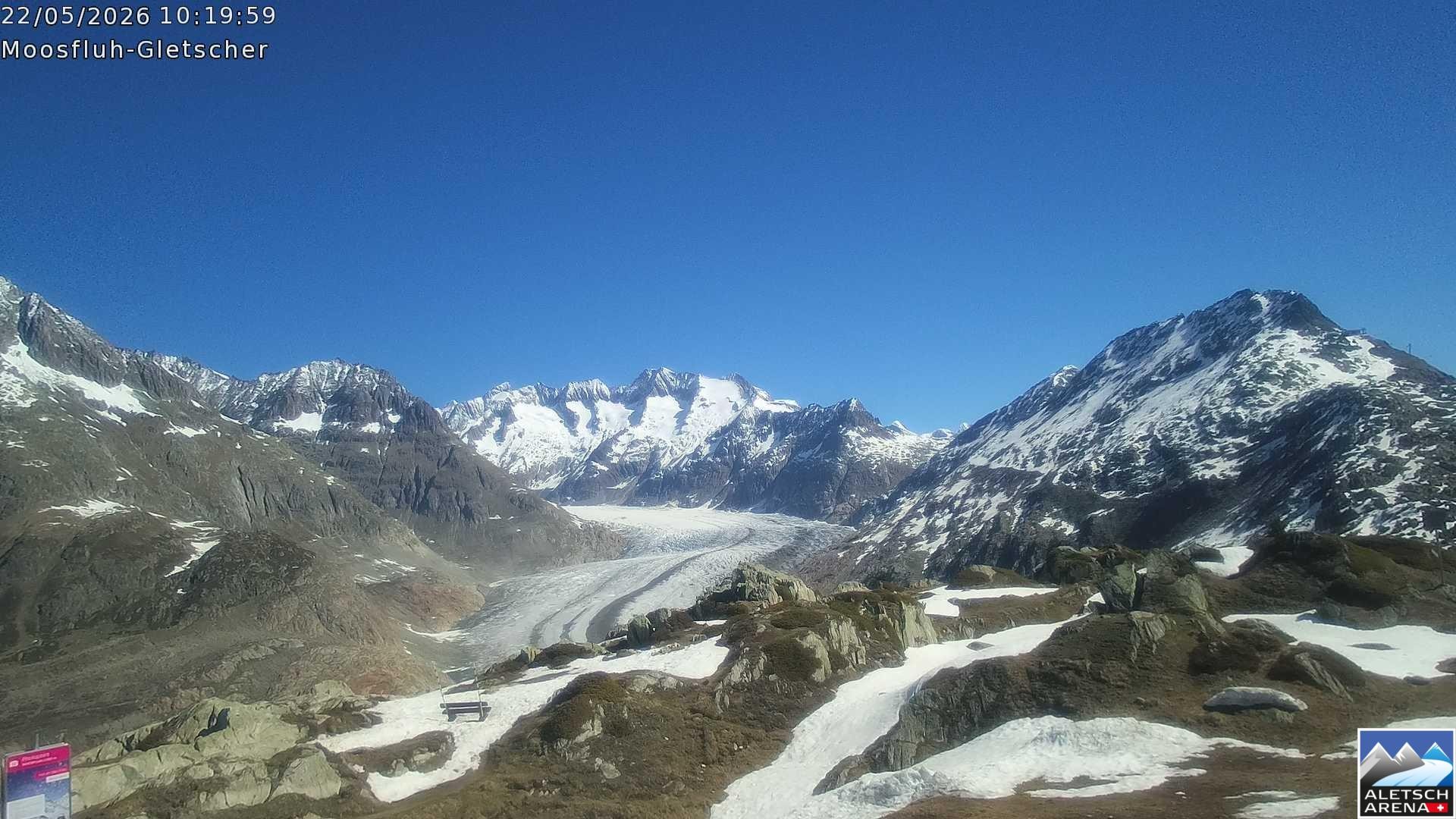 Archived image Webcam Moosfluh, Riederalp