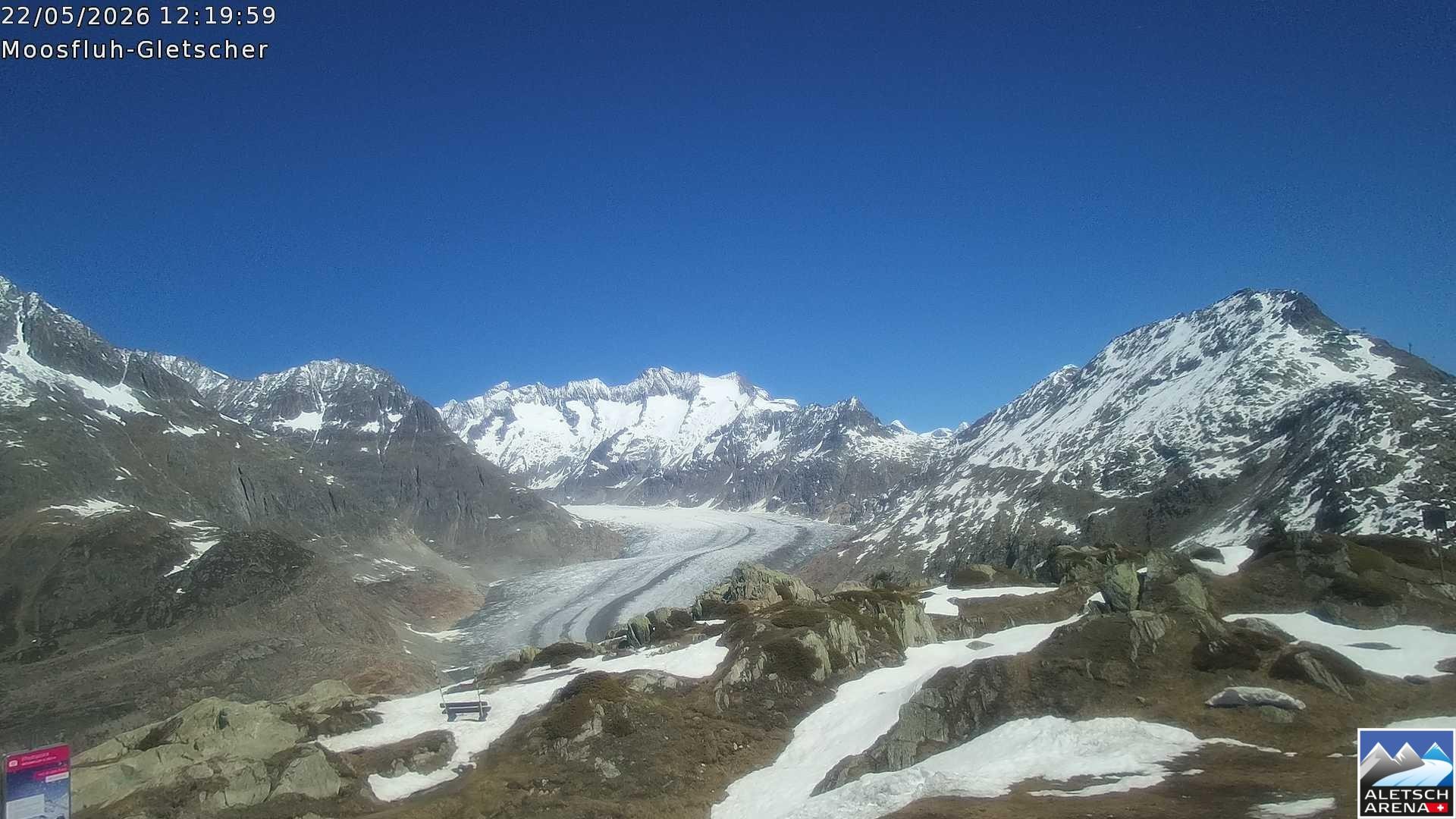Archived image Webcam Moosfluh, Riederalp