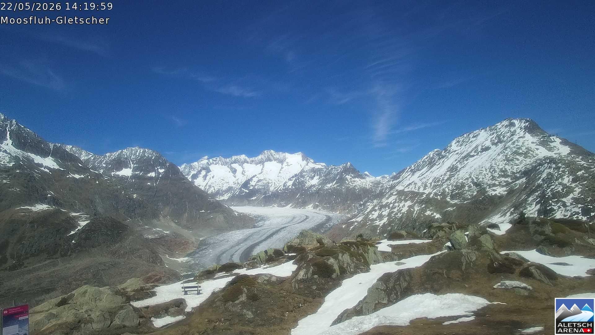 Archived image Webcam Moosfluh, Riederalp