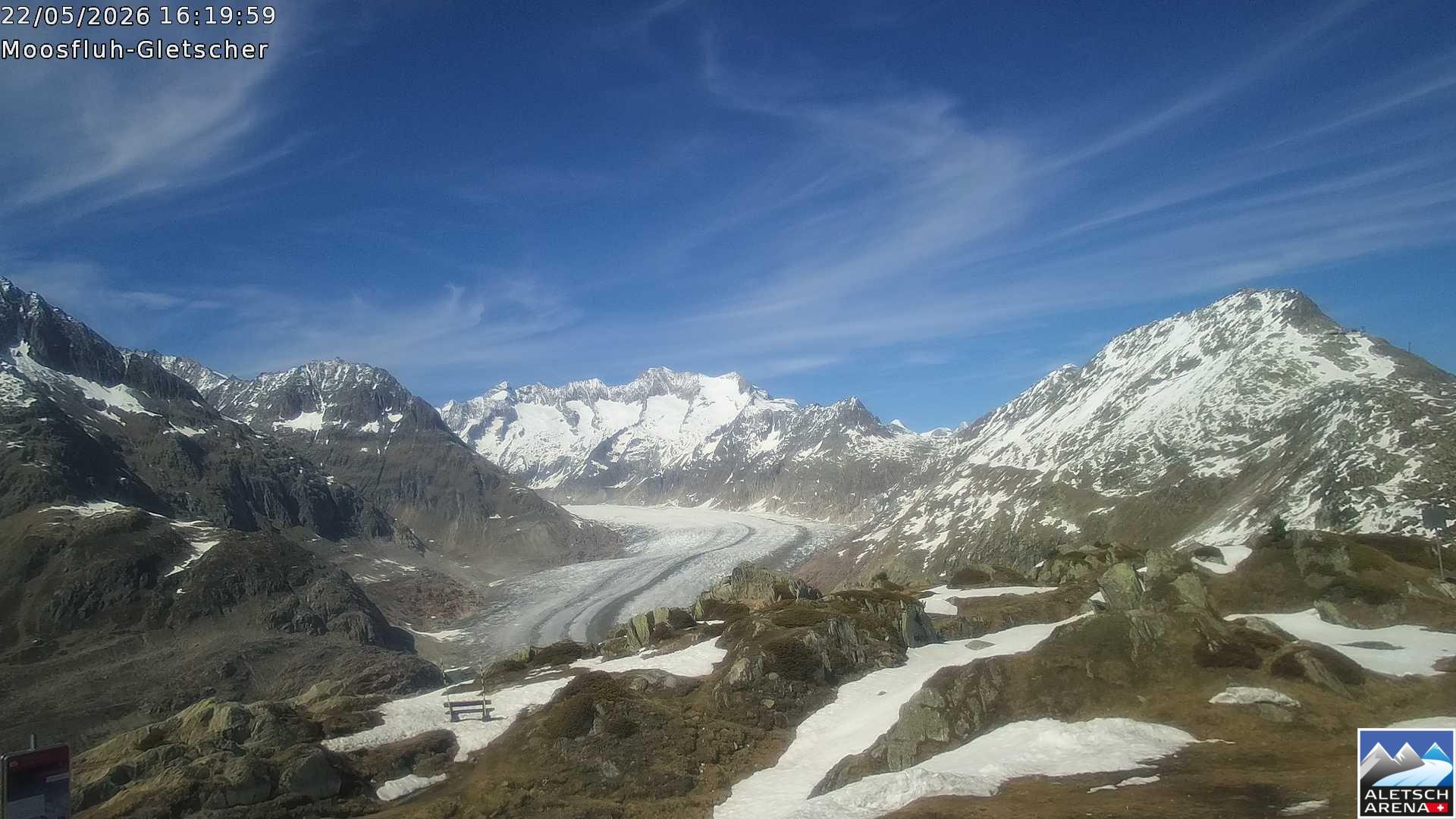 Archived image Webcam Moosfluh, Riederalp