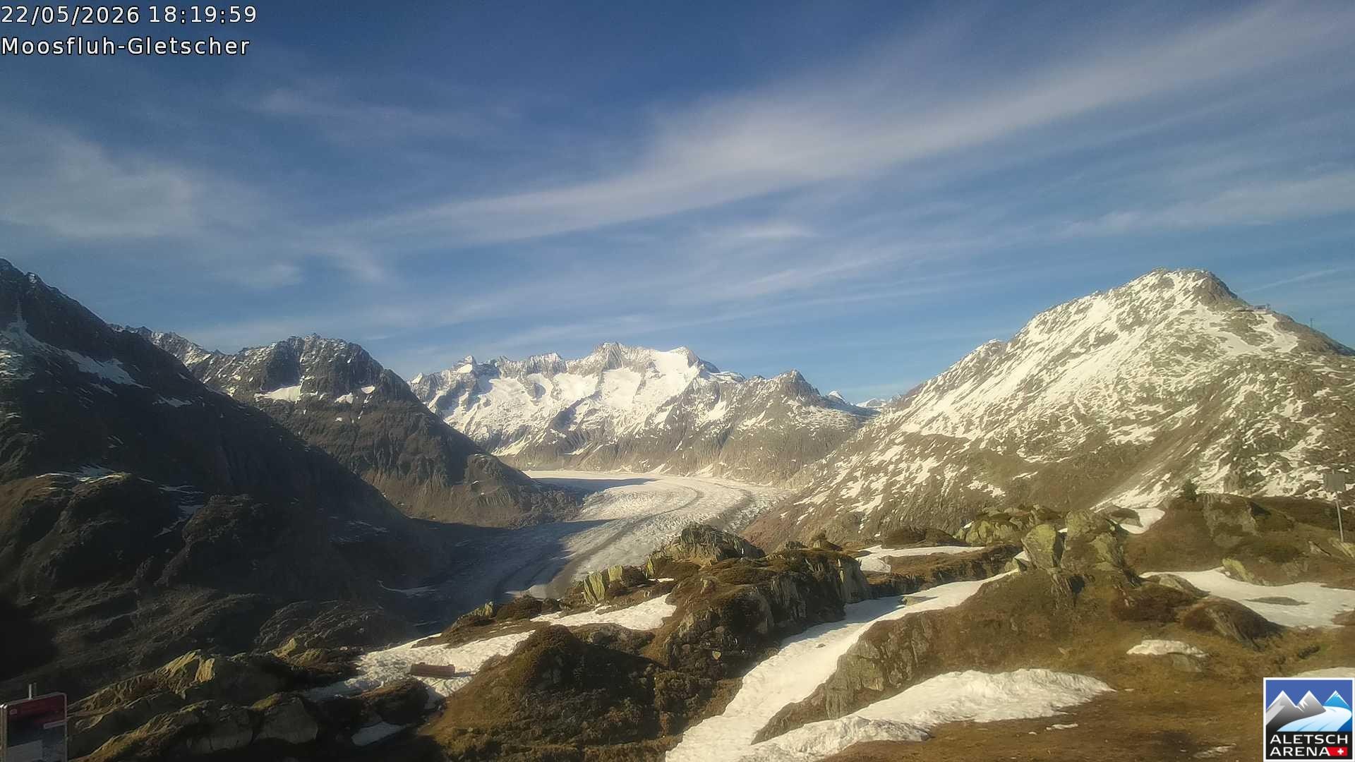 Archived image Webcam Moosfluh, Riederalp