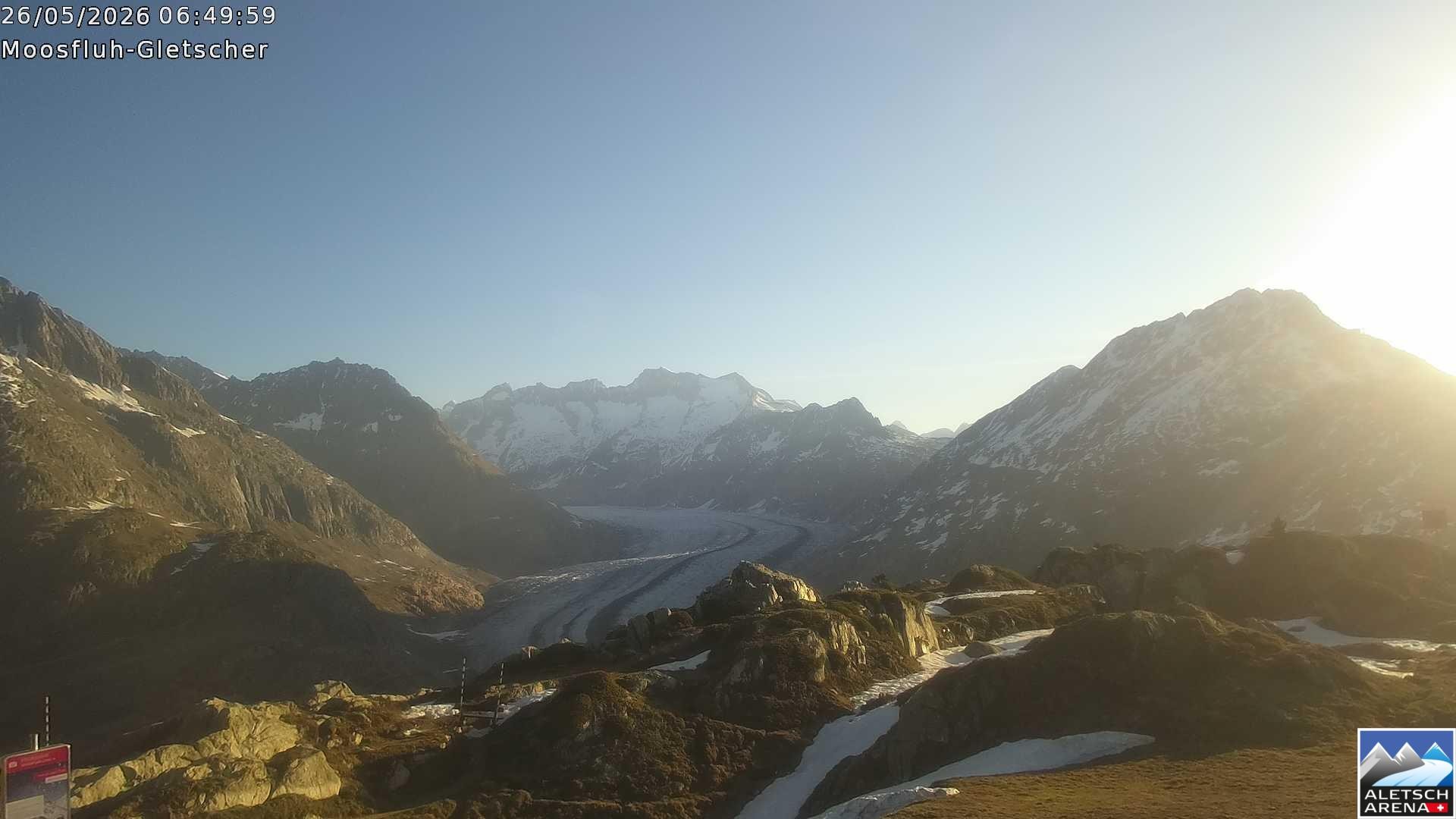 Archived image Webcam Moosfluh, Riederalp